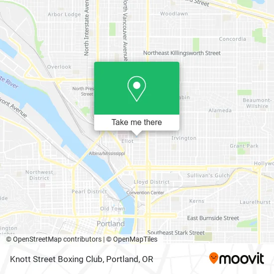 Knott Street Boxing Club map