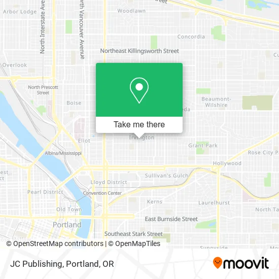 JC Publishing map