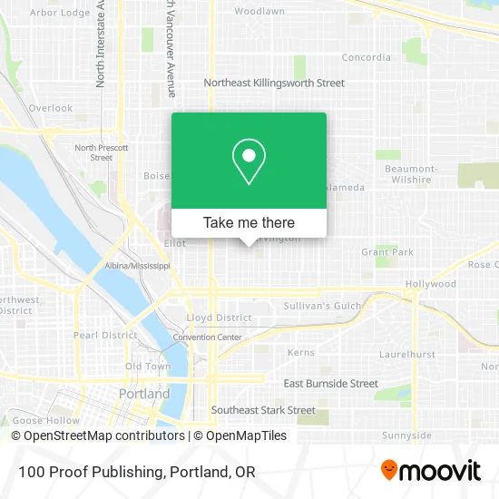 100 Proof Publishing map