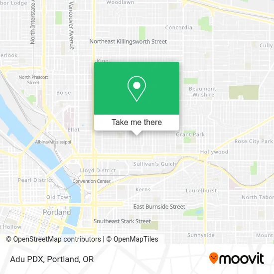Adu PDX map