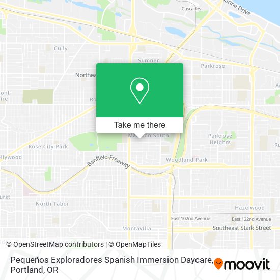 Pequeños Exploradores Spanish Immersion Daycare map