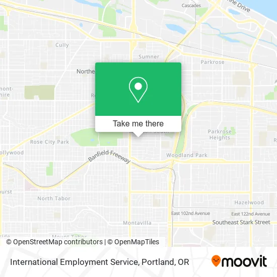 International Employment Service map