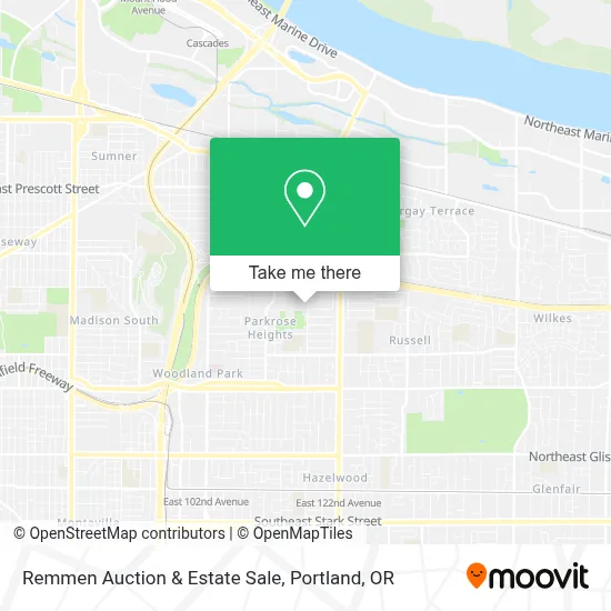 Remmen Auction & Estate Sale map