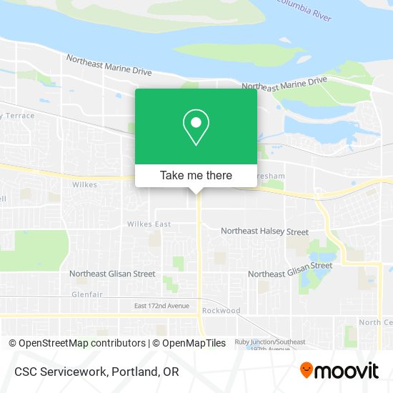 CSC Servicework map