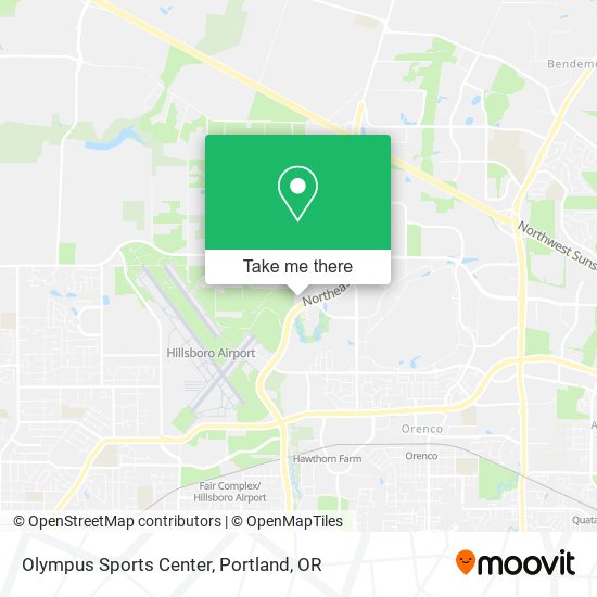 Olympus Sports Center map