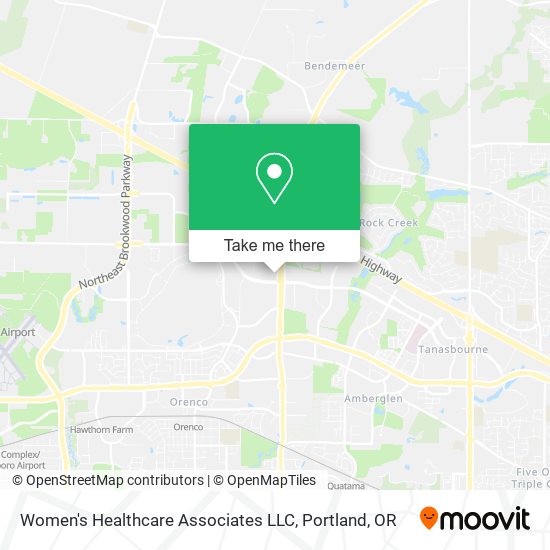 Women's Healthcare Associates LLC map