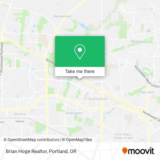 Brian Hoge Realtor map