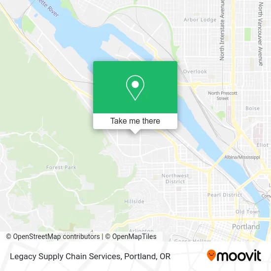Legacy Supply Chain Services map