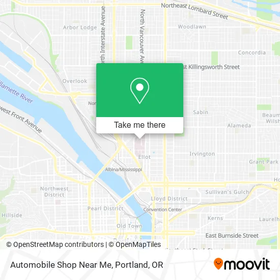 Automobile Shop Near Me map