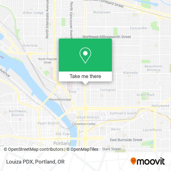 Louiza PDX map