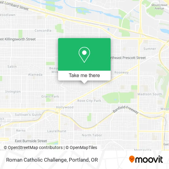 Roman Catholic Challenge map