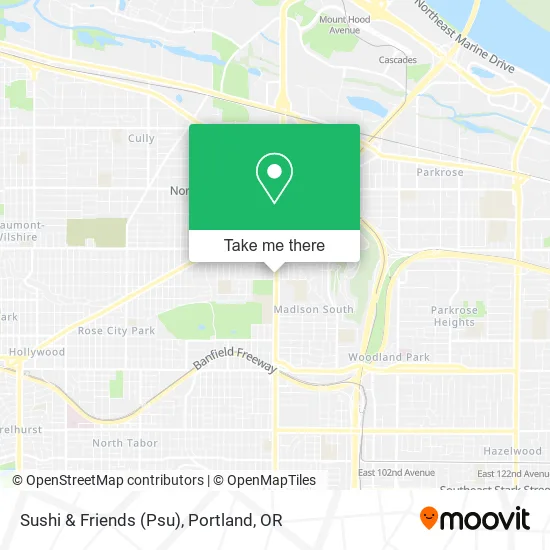 Sushi & Friends (Psu) map
