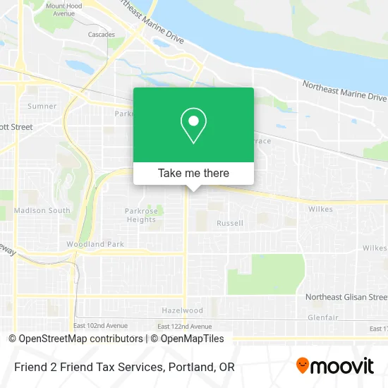Friend 2 Friend Tax Services map