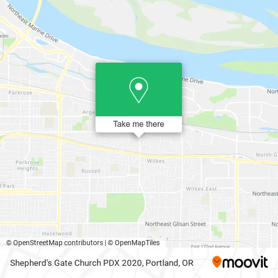 Shepherd's Gate Church PDX 2020 map