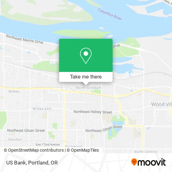Mapa de US Bank