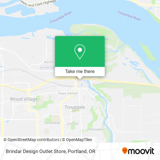 Brindar Design Outlet Store map