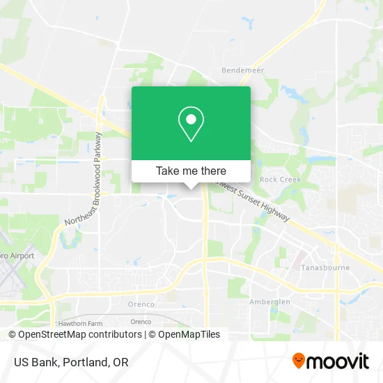 Mapa de US Bank