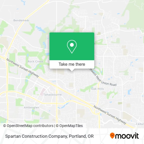 Spartan Construction Company map