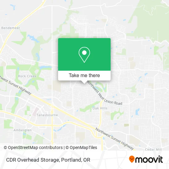 CDR Overhead Storage map