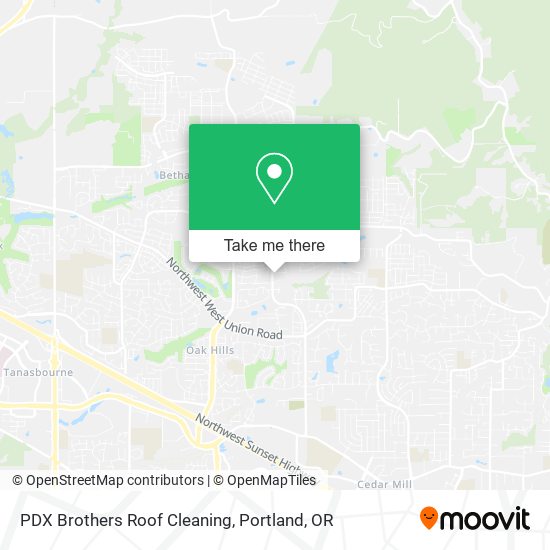 PDX Brothers Roof Cleaning map