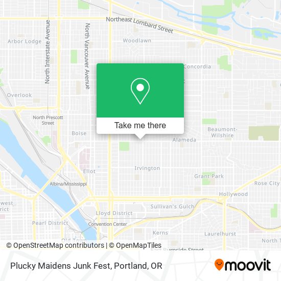 Plucky Maidens Junk Fest map