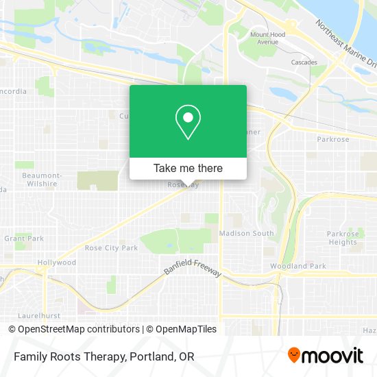 Family Roots Therapy map