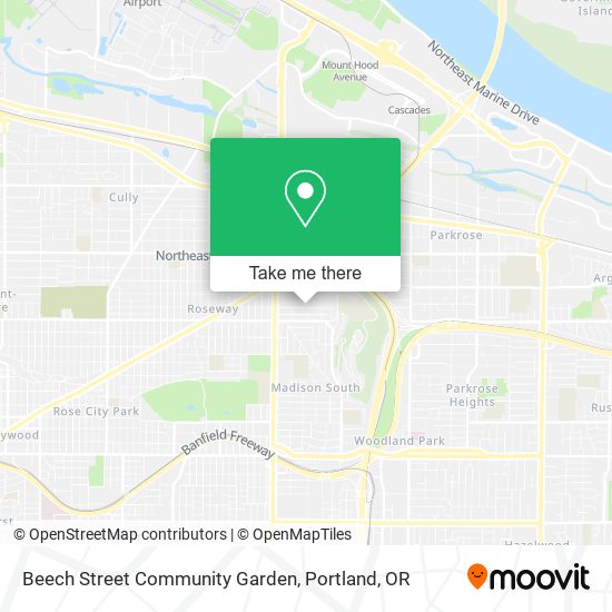 Mapa de Beech Street Community Garden