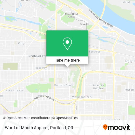Word of Mouth Apparel map