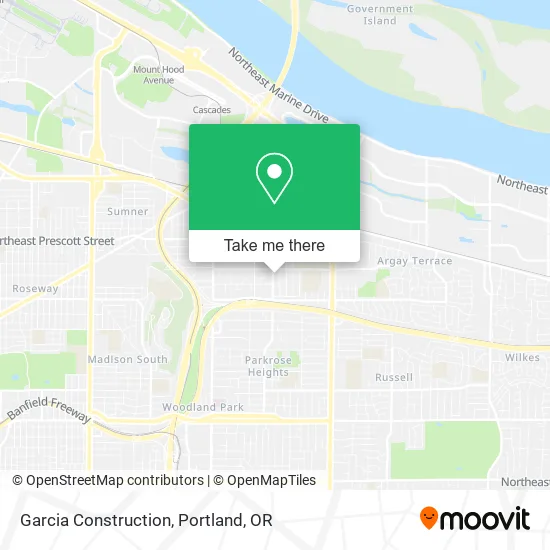 Garcia Construction map