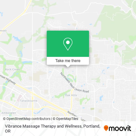 Vibrance Massage Therapy and Wellness map