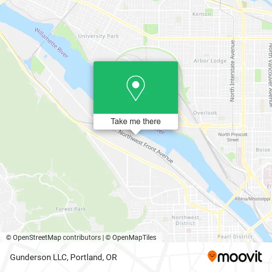 Gunderson LLC map