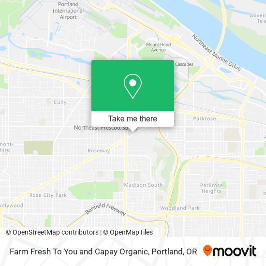 Farm Fresh To You and Capay Organic map