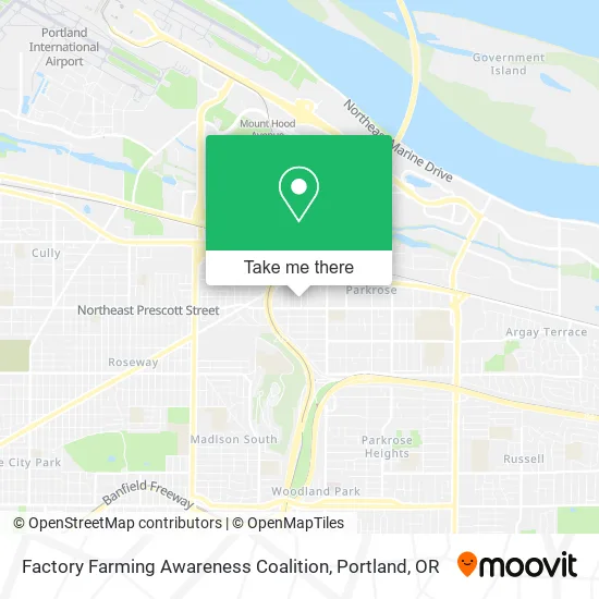 Factory Farming Awareness Coalition map