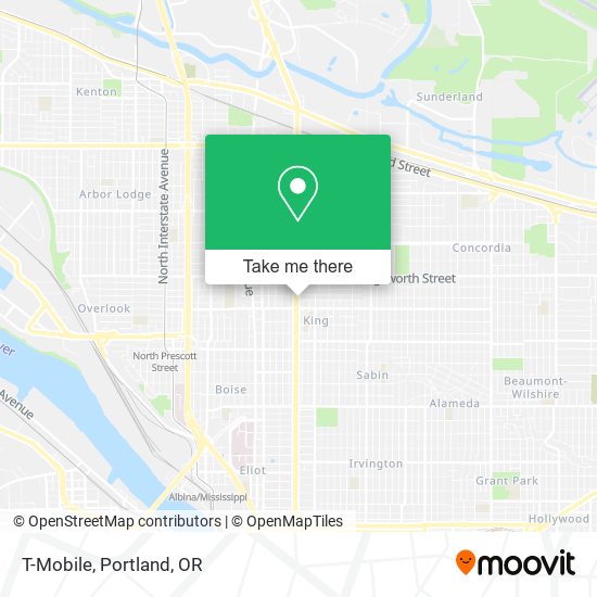 T-Mobile map