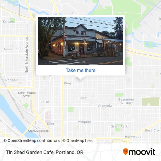 Tin Shed Garden Cafe map
