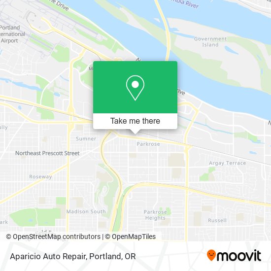 Mapa de Aparicio Auto Repair