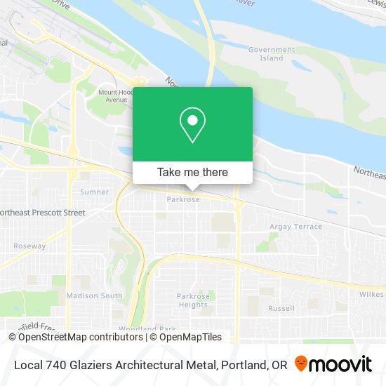 Mapa de Local 740 Glaziers Architectural Metal