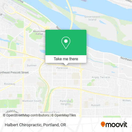 Halbert Chiropractic map