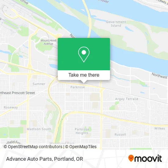 Advance Auto Parts map