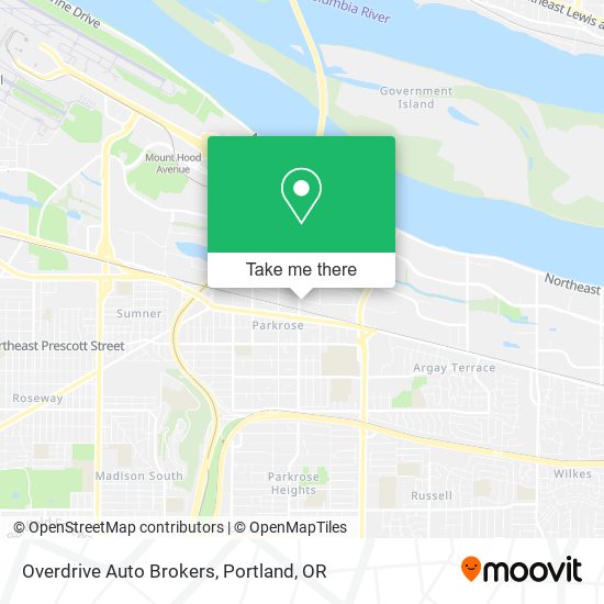 Overdrive Auto Brokers map