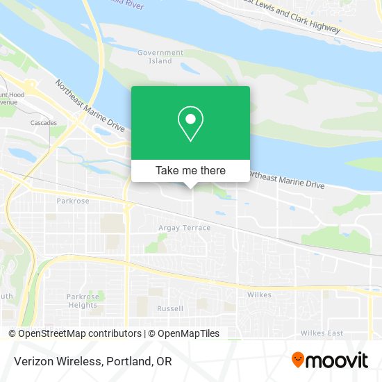 Verizon Wireless map