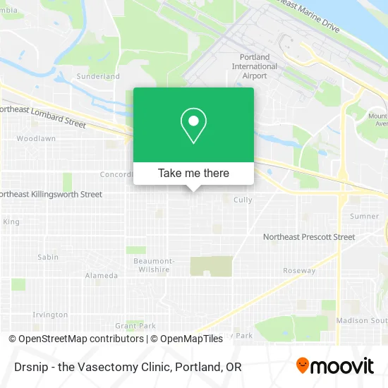 Mapa de Drsnip - the Vasectomy Clinic