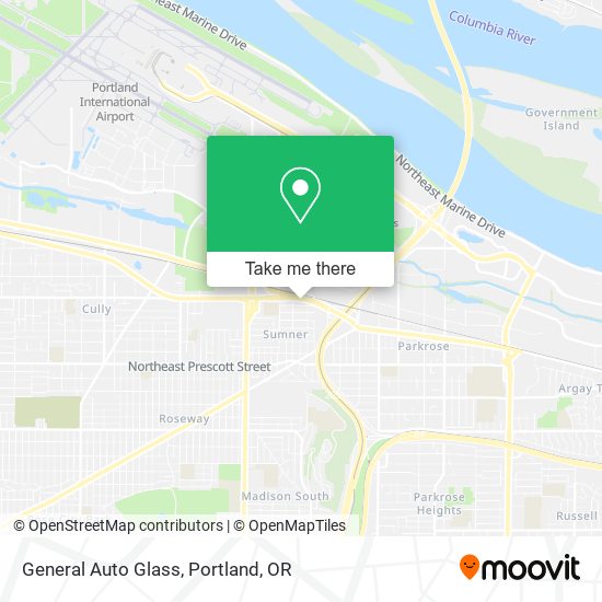 General Auto Glass map