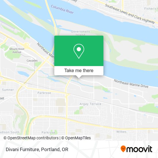 Mapa de Divani Furniture