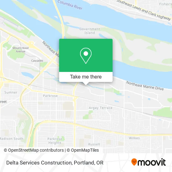 Delta Services Construction map