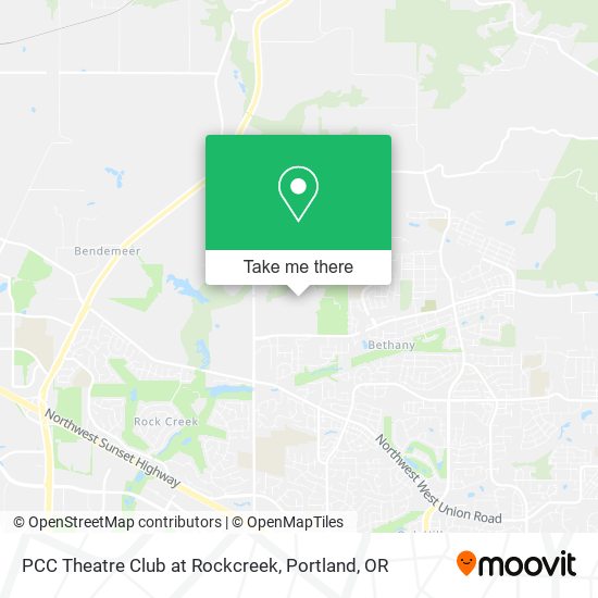 Mapa de PCC Theatre Club at Rockcreek