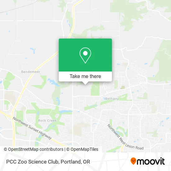 PCC Zoo Science Club map