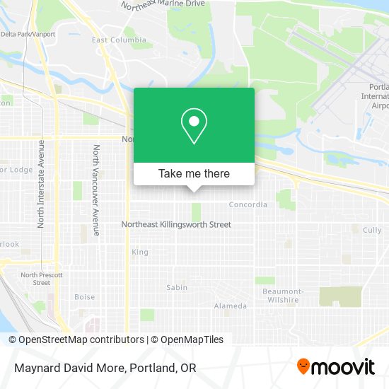 Maynard David More map