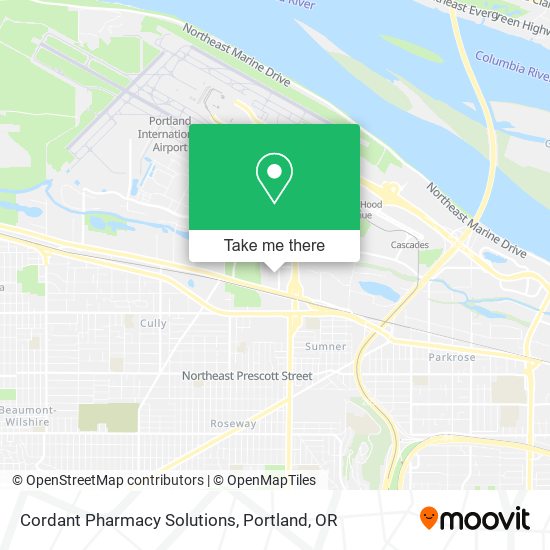 Mapa de Cordant Pharmacy Solutions