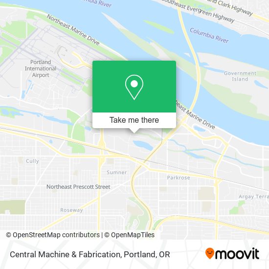 Central Machine & Fabrication map